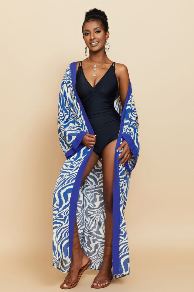 Print Belted Kimono Dress | Dress In Beauty