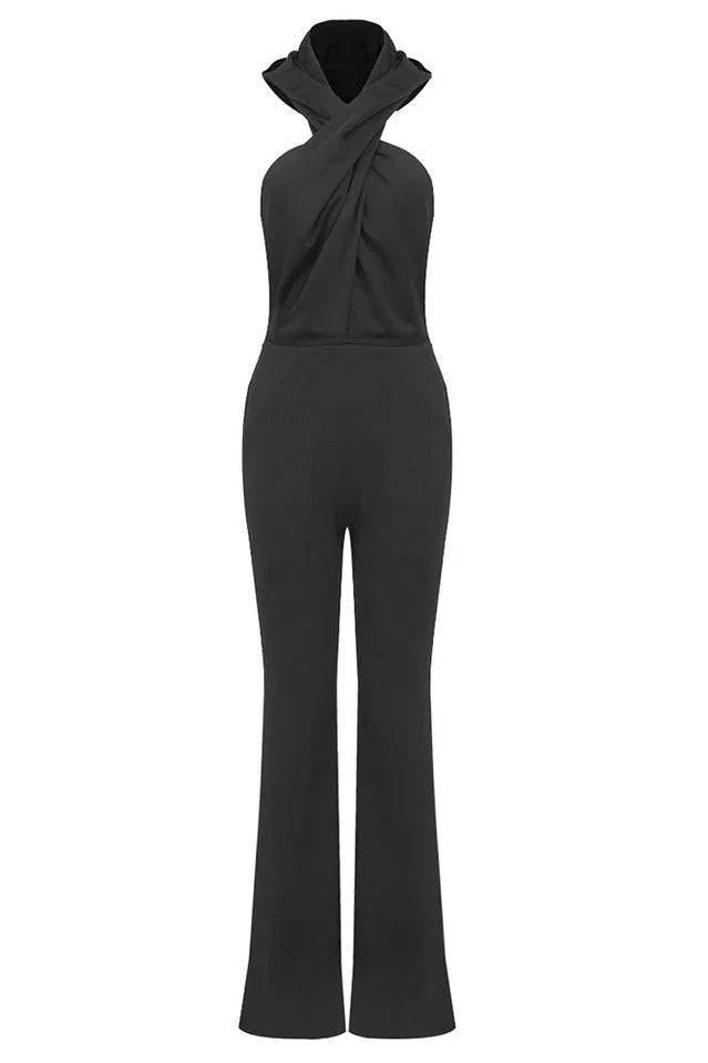 Wide leg hooded jumpsuit - View 15 | WEUXS