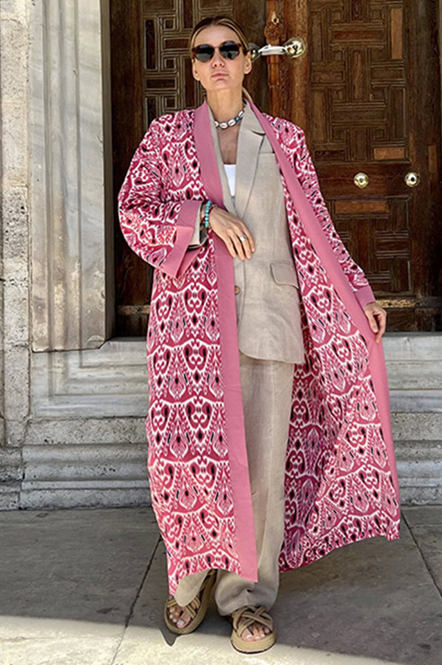 Brigitte One Of A Kind Ikat Maxi Kimono | Dress In Beauty