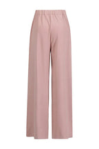 Wide leg pants set with draped cape sleeves and halter neckline - View 9 | WEUXS