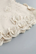 Strapless mini dress with corset bodice - View 7 | WEUXS