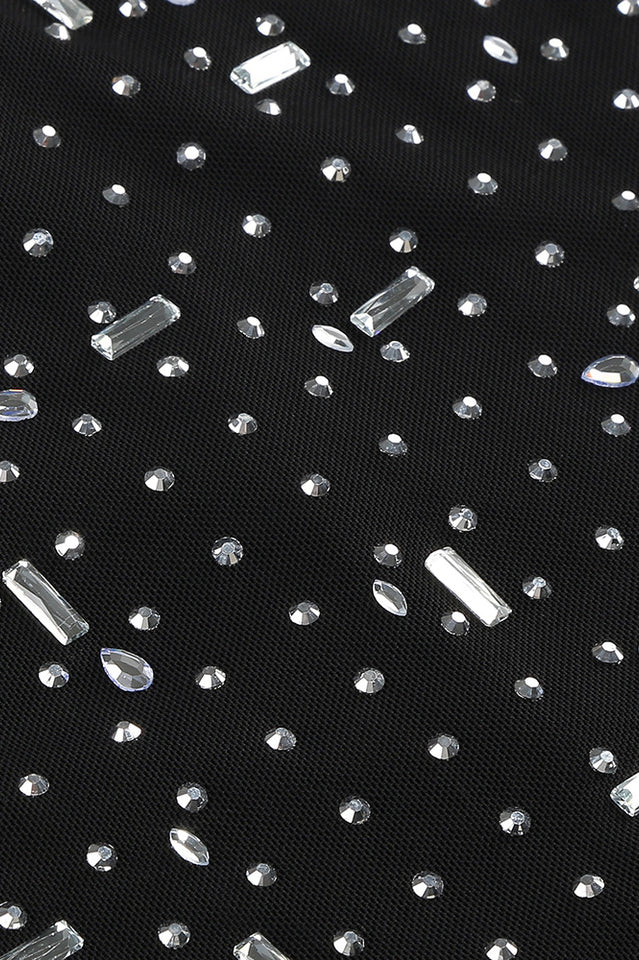 Crystal-Embellished Mesh Maxi Dress | Dress In Beauty