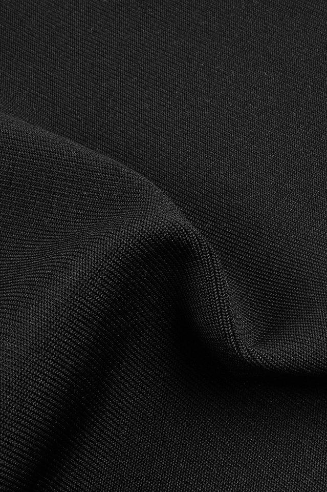 Jennifer Black Bandage Slip Maxi Dress - View 10 | WEUXS