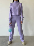 Ribbed knit loungewear set - View 11 | WEUXS