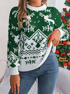 Classic Fair Isle Knit Holiday Sweater - View 10 | WEUXS