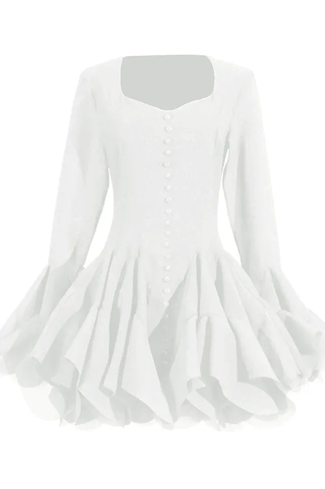 Asymmetric Hem Mini Dress - View 17 | WEUXS