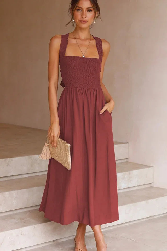 A-line Maxi Dress - View 11 | WEUXS