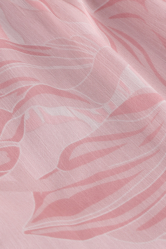 Printed Ruffle Asymmetric Maxi Dress | Dress In Beauty