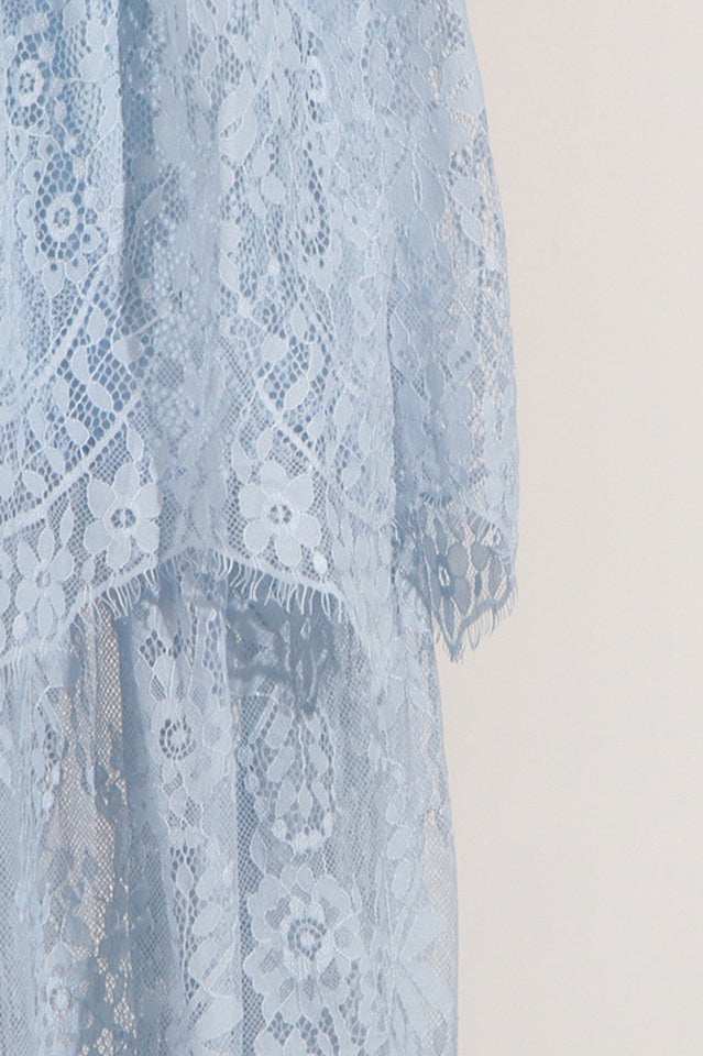 White Lace Tiered Maxi Dress | Dress In Beauty