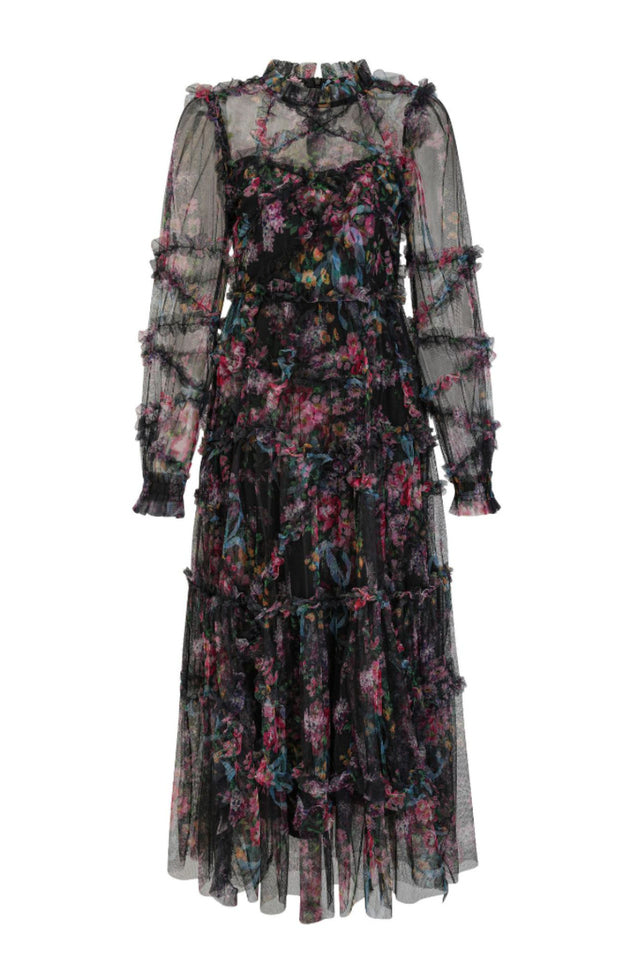 Georgina Ruffle Maxi Dress | Dress In Beauty