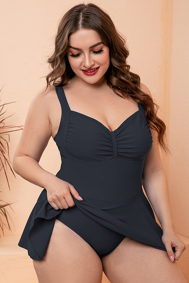 Floral Print Swim Dress With Shorts | Dress In Beauty