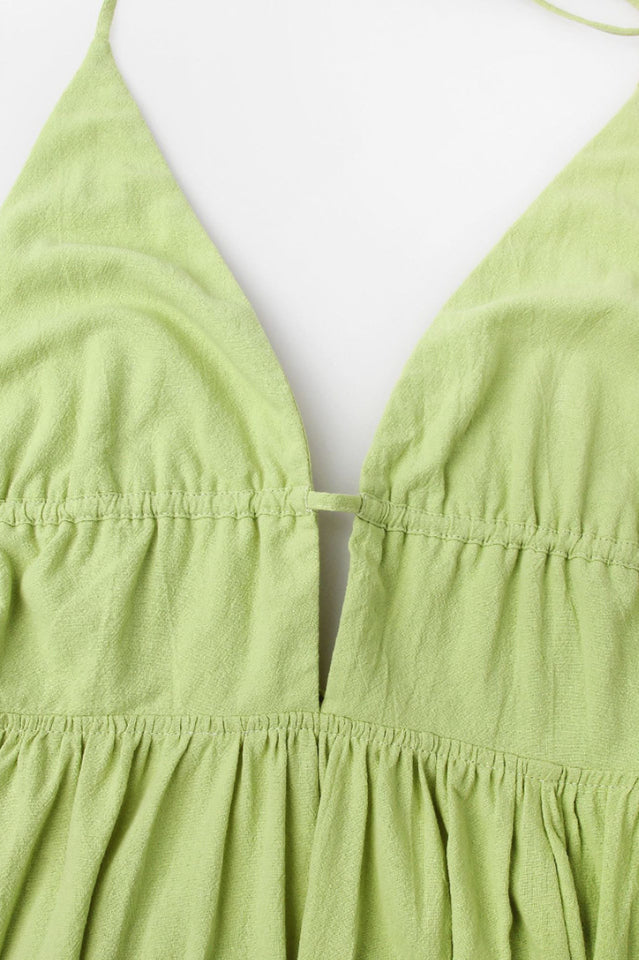 Isla Linen Halter Maxi Dress | Dress In Beauty