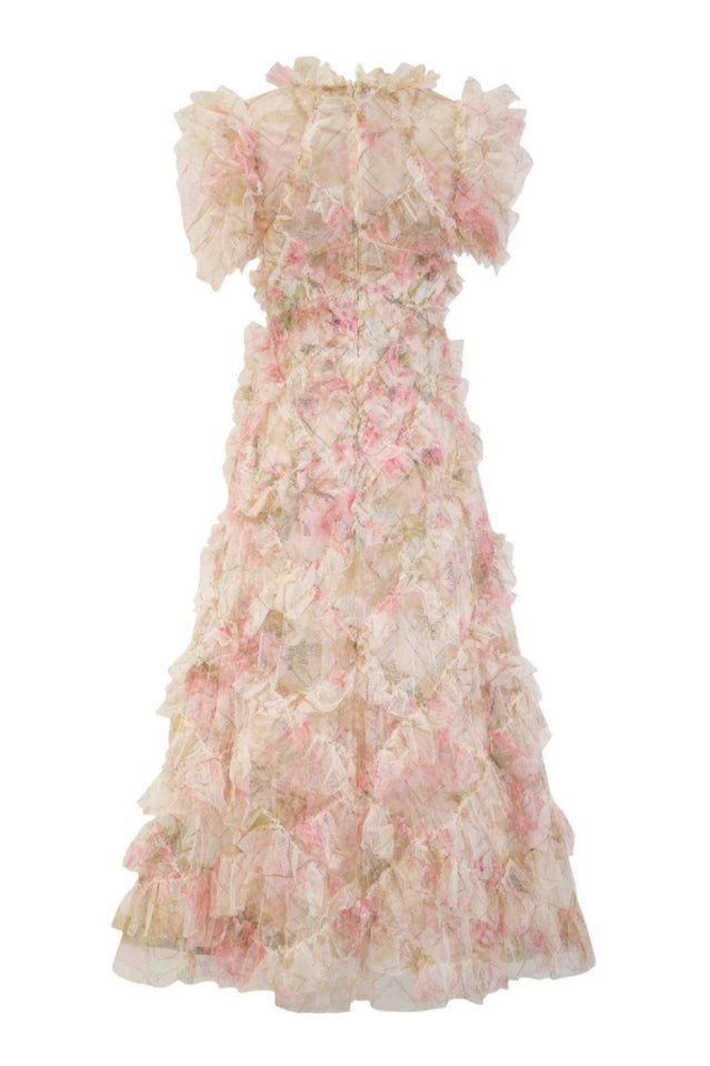 Maxine Floral Embroidery Sleeveless Maxi Dress | Dress In Beauty