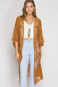 Hollow Out Lace Kimono Cover Up | Dress In Beauty