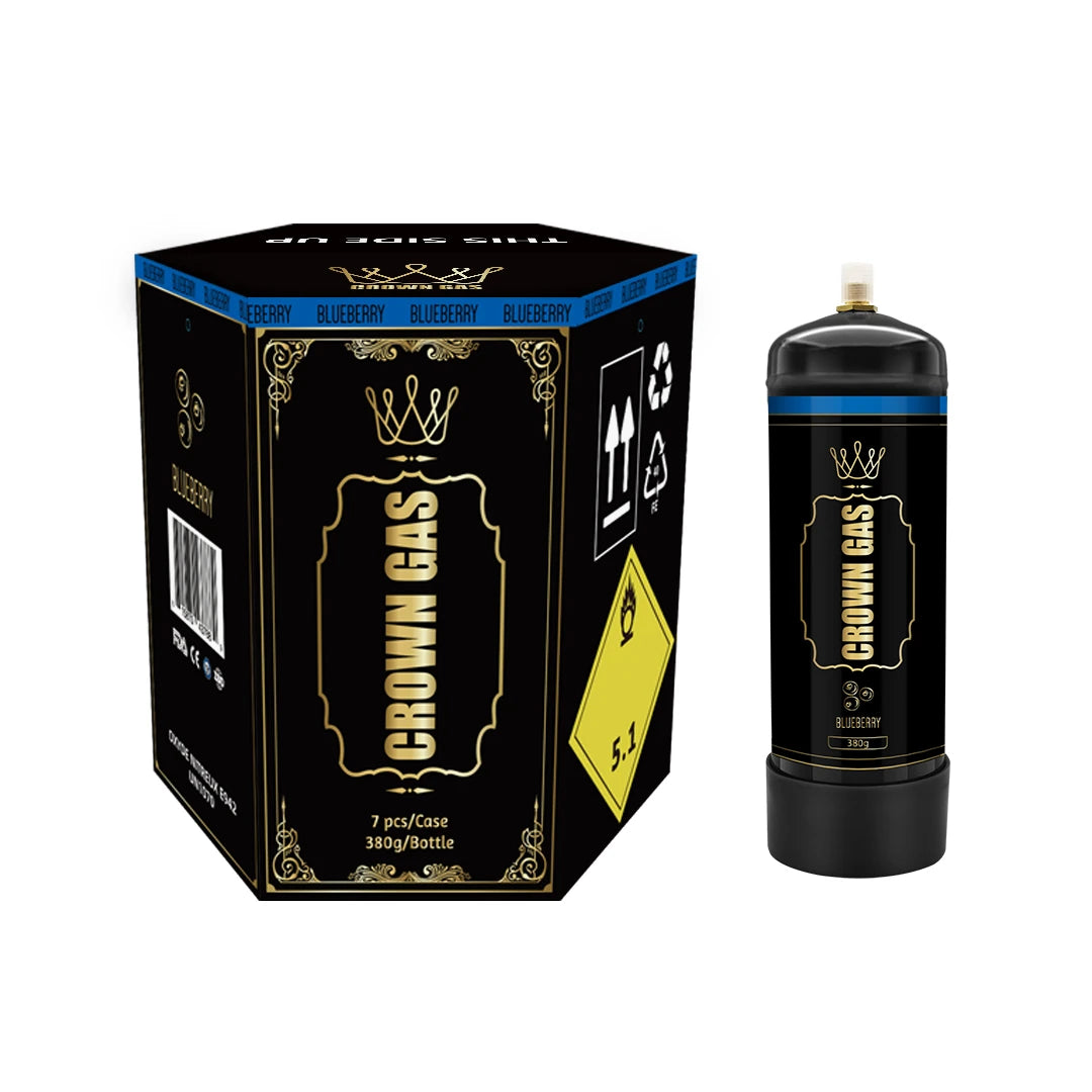 Crown Gas Blueberry Flavor Cream Can 380g