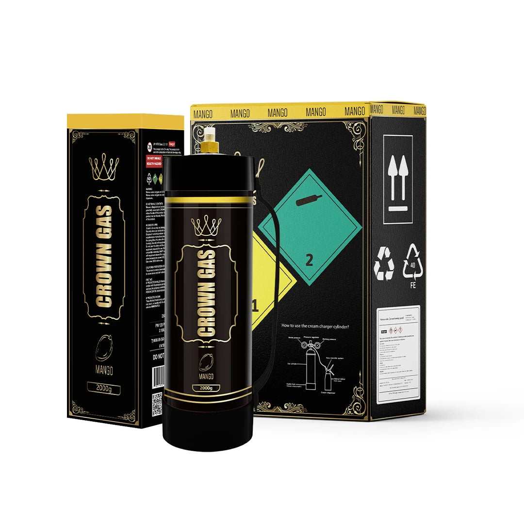 Crown Gas Mango Flavor Cream Can 2000g