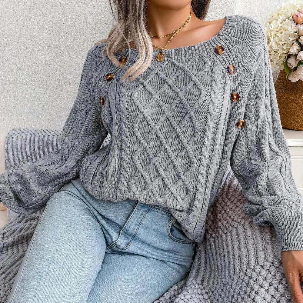 Cable Knit Pullover Sweater Top Secondary image