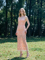 Floral Lace Maxi Dress