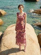 Tiered Floral Maxi Dress