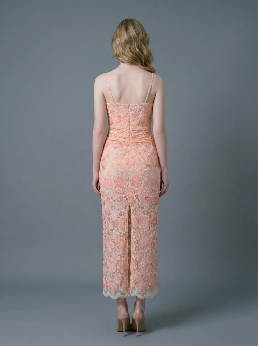 Floral Lace Maxi Dress