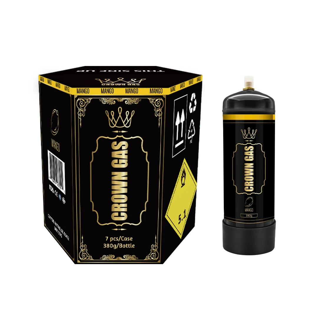 Crown Gas Mango Flavor Cream Can 380g