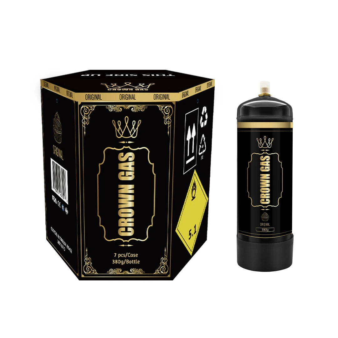 Crown Gas Original Flavor Cream Can 380g