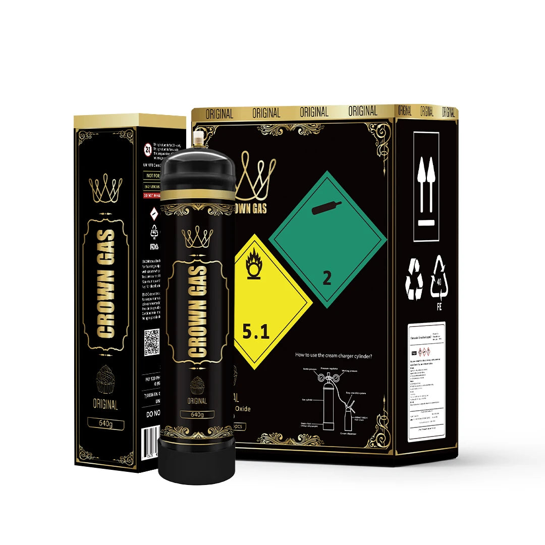 Crown Gas Original Flavor Cream Can 640g