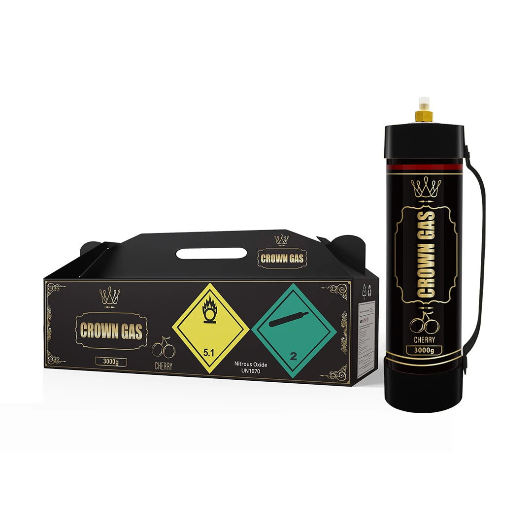 Crown Gas Cherry Flavor Cream Can 3000g