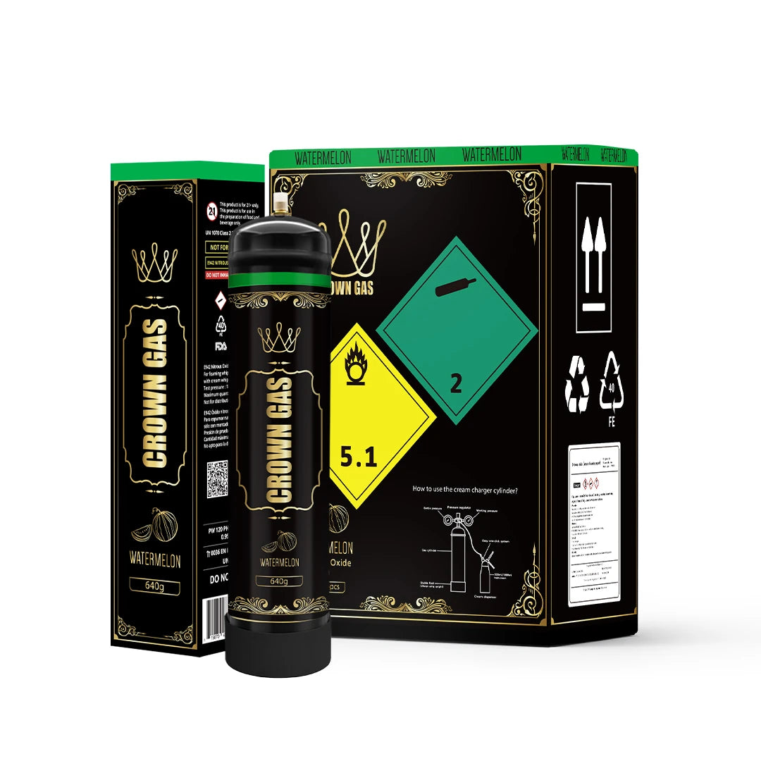 Crown Gas Watermelon Flavor Cream Can 640g