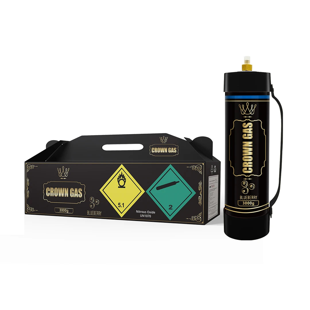 Crown Gas Blueberry Flavor Cream Can 3000g