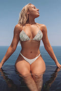 Bandage Rhinestone Bikini Set - Dress In Beauty