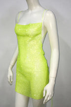 Nancy Glitter Mini Dress - WEUXS