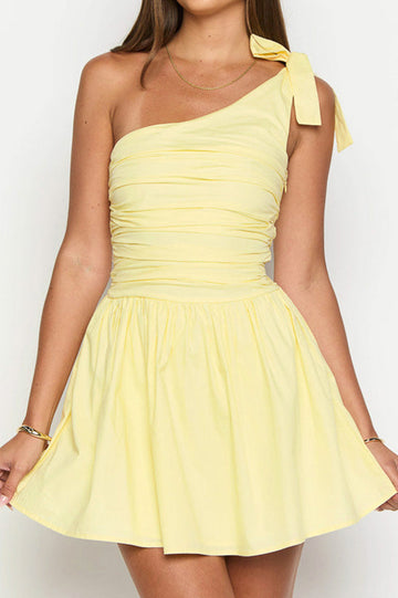 Luther Yellow Mini Dress | Dress In Beauty