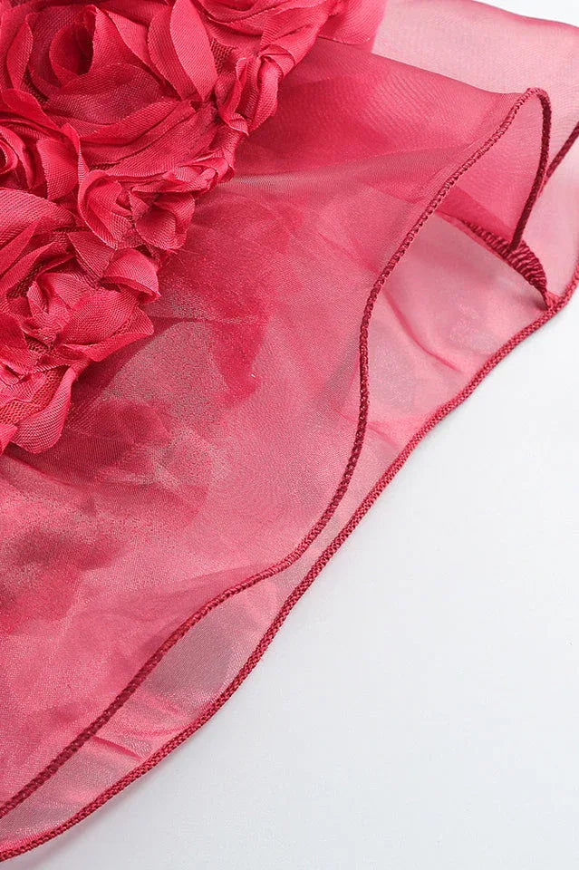 Floral A-Line Corset Dress - View 9 | WEUXS