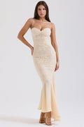 Vanilla Chiffon & Lace Gown | Dress In Beauty