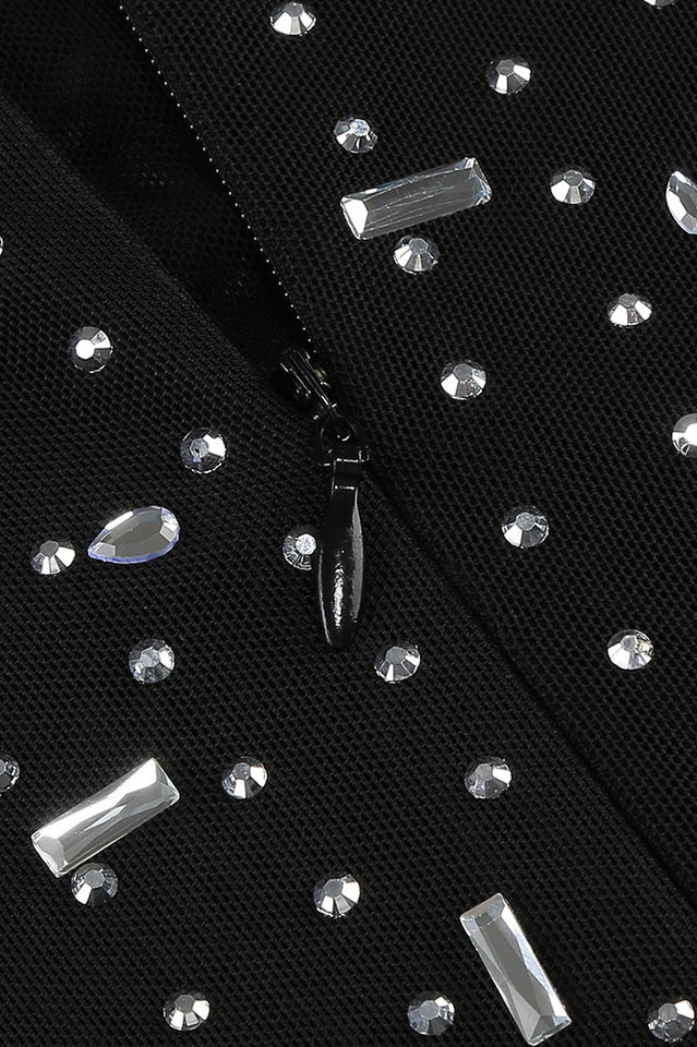 Crystal-Embellished Mesh Maxi Dress | Dress In Beauty