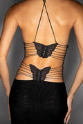 Butterfly Backless Midi Dress | Dress In Beauty