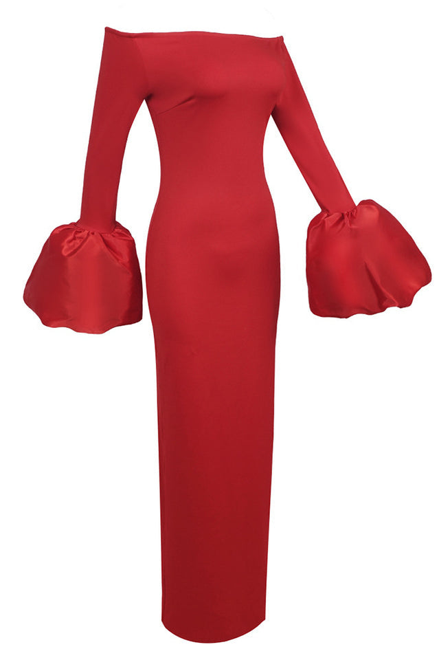 Talia Oversized-Cuffs Gown | Dress In Beauty