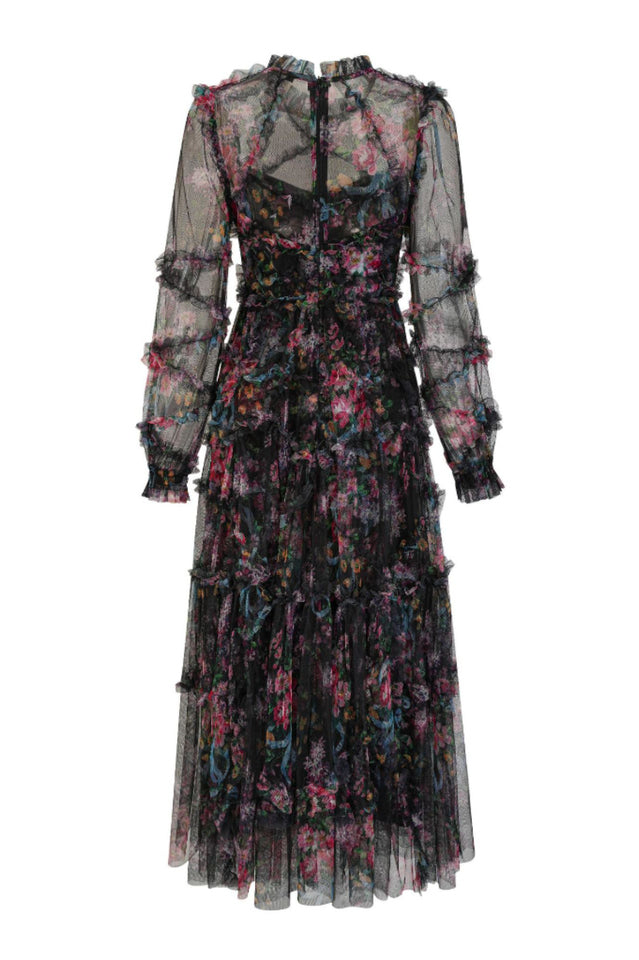 Georgina Ruffle Maxi Dress | Dress In Beauty