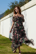 Nola Ruched Floral Maxi Dress | Dress In Beauty