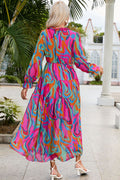 Abstract Art Tiered Maxi Dress | Dress In Beauty