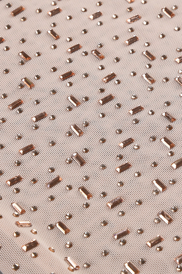 Crystal Embellished Cut Out Gown | Dress In Beauty