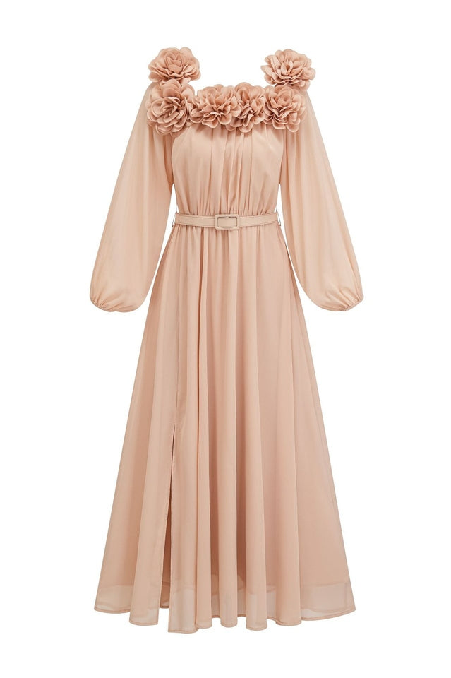 Ascella Flower Shoulder Maxi Dress | Dress In Beauty