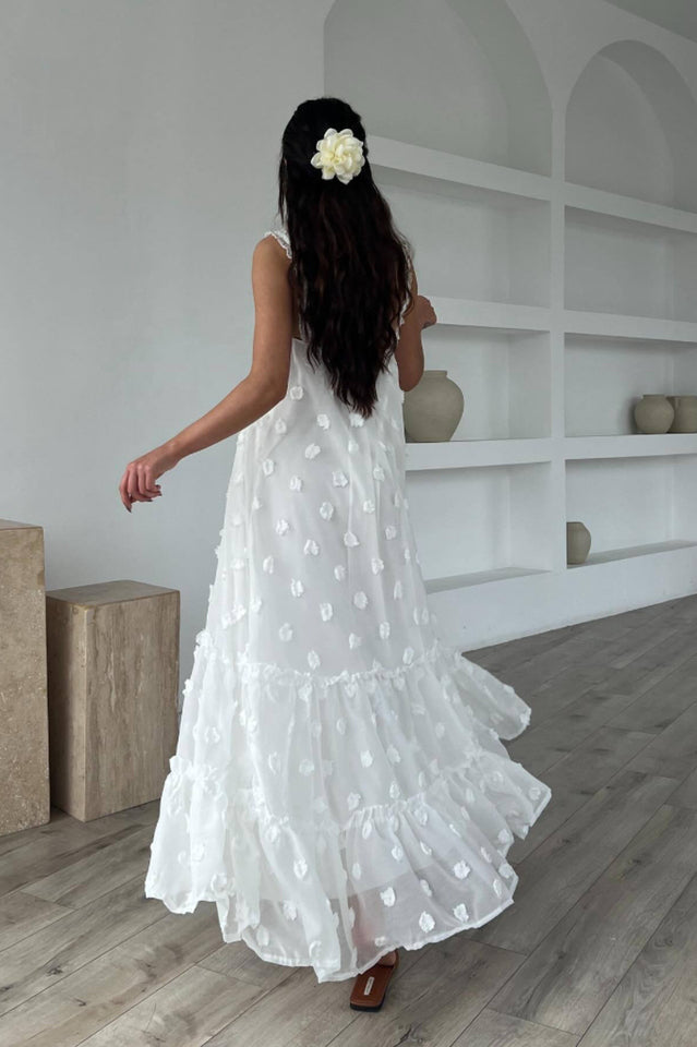 Flower Embellished Slip Dress | Dress In Beauty