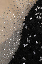 Sequin feather mini dress - View 7 | WEUXS