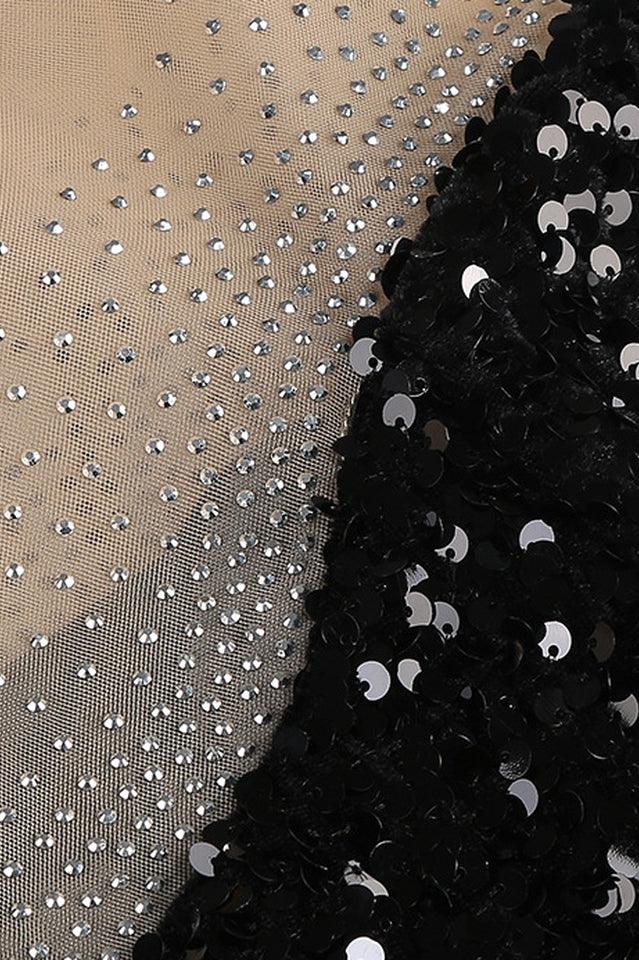 Sequin feather mini dress - View 7 | WEUXS