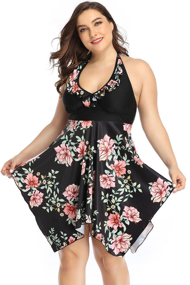 (2XL-6XL) Plus Size Tankini Swimsuit | Dress In Beauty