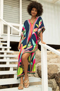 Oversize V-Neck Kaftan | Dress In Beauty