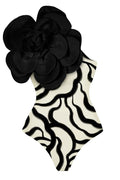 Exaggerated 3D Flower One Piece Swimsuit | Dress In Beauty