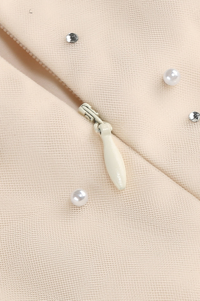 Pearl Crystal Side Cut Out Maxi Dress | Dress In Beauty